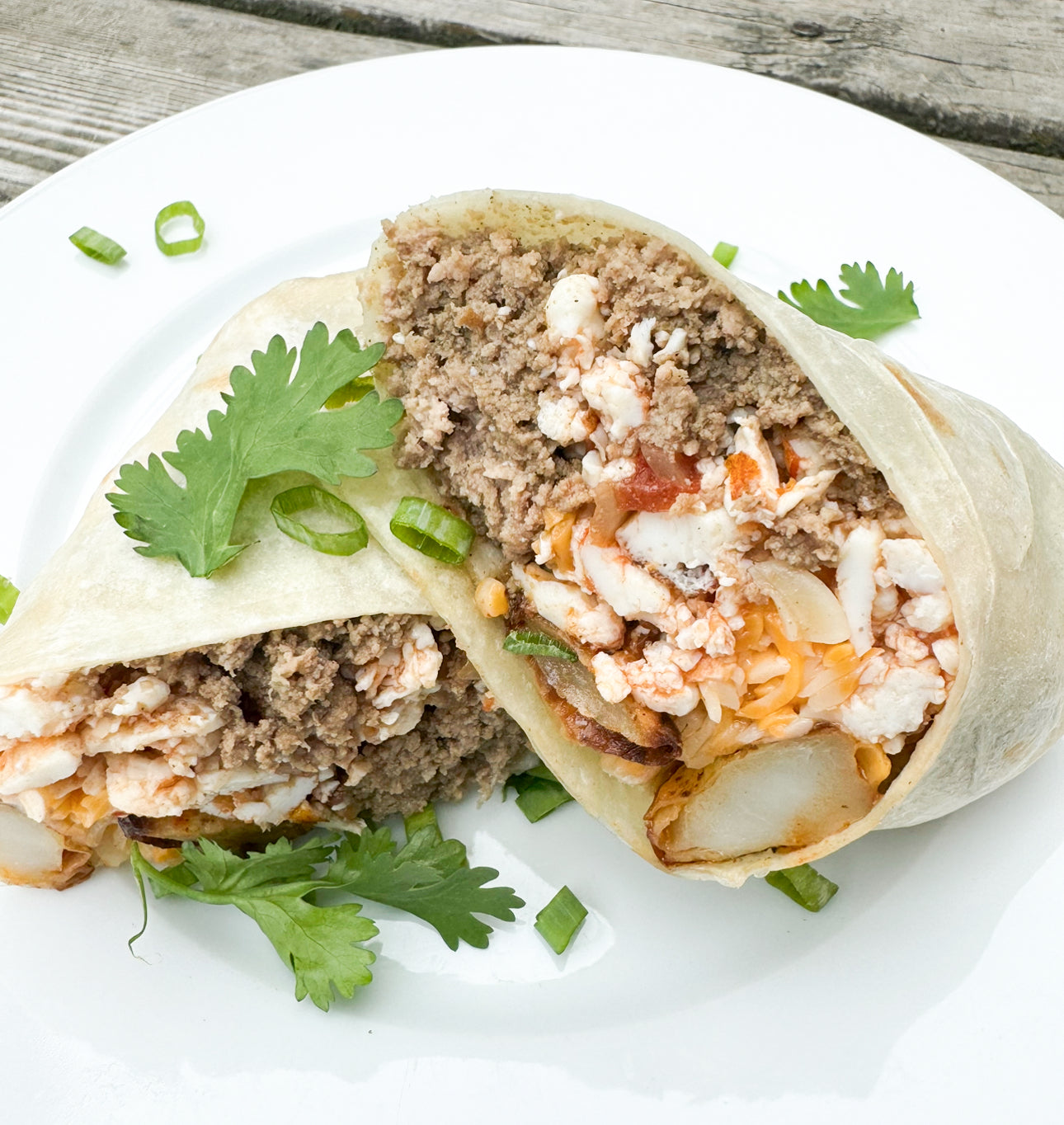 Breakfast power wrap