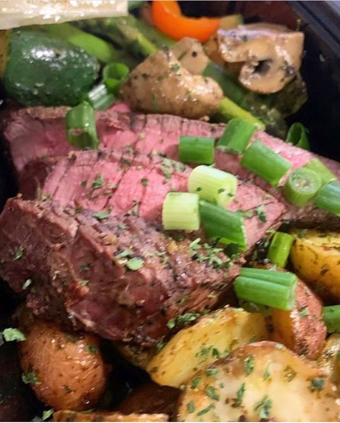 Grilled Steak and seasonal veg