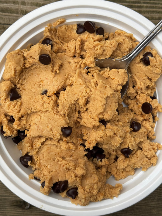 Peanut butter protein cookie dough