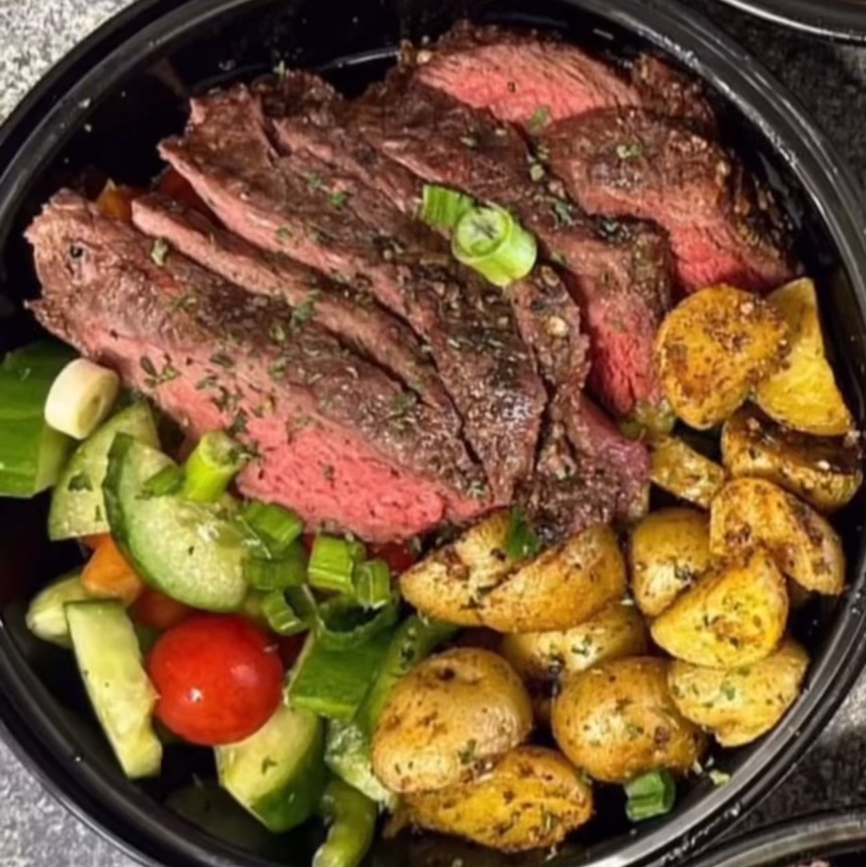 Grilled Steak and seasonal veg