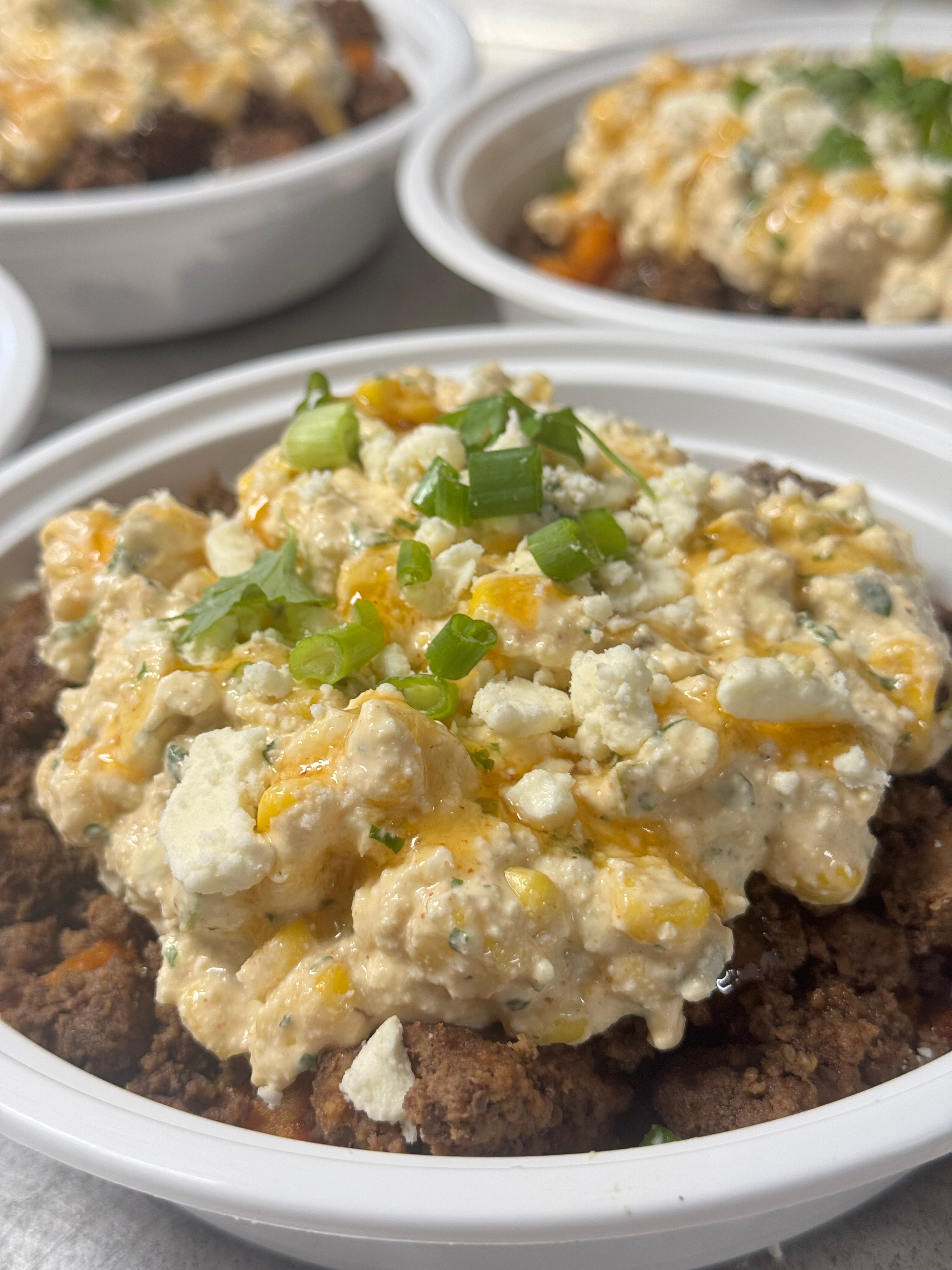 Mexican Street Corn Hot Honey Bowl