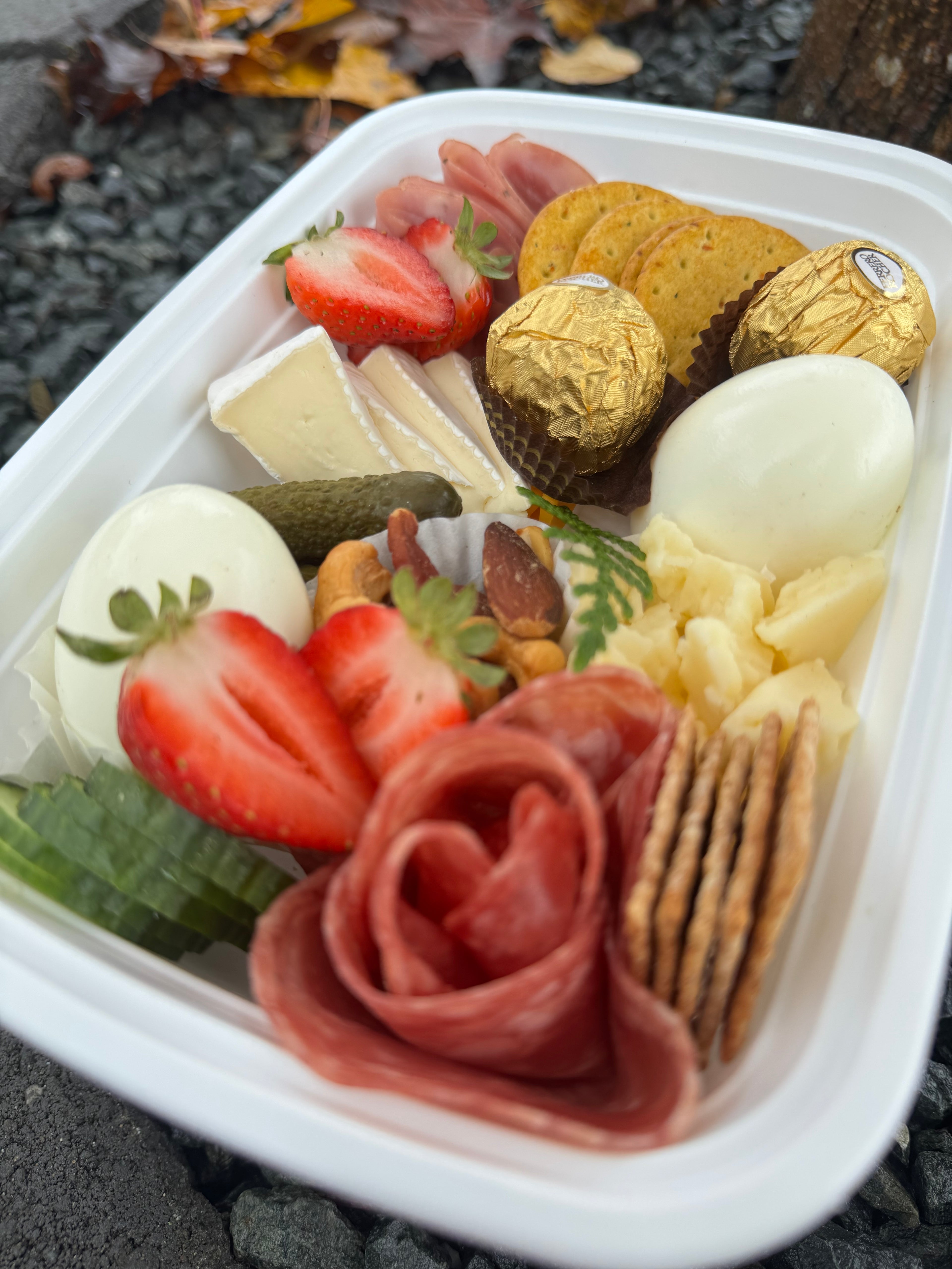 Charcuterie snack box