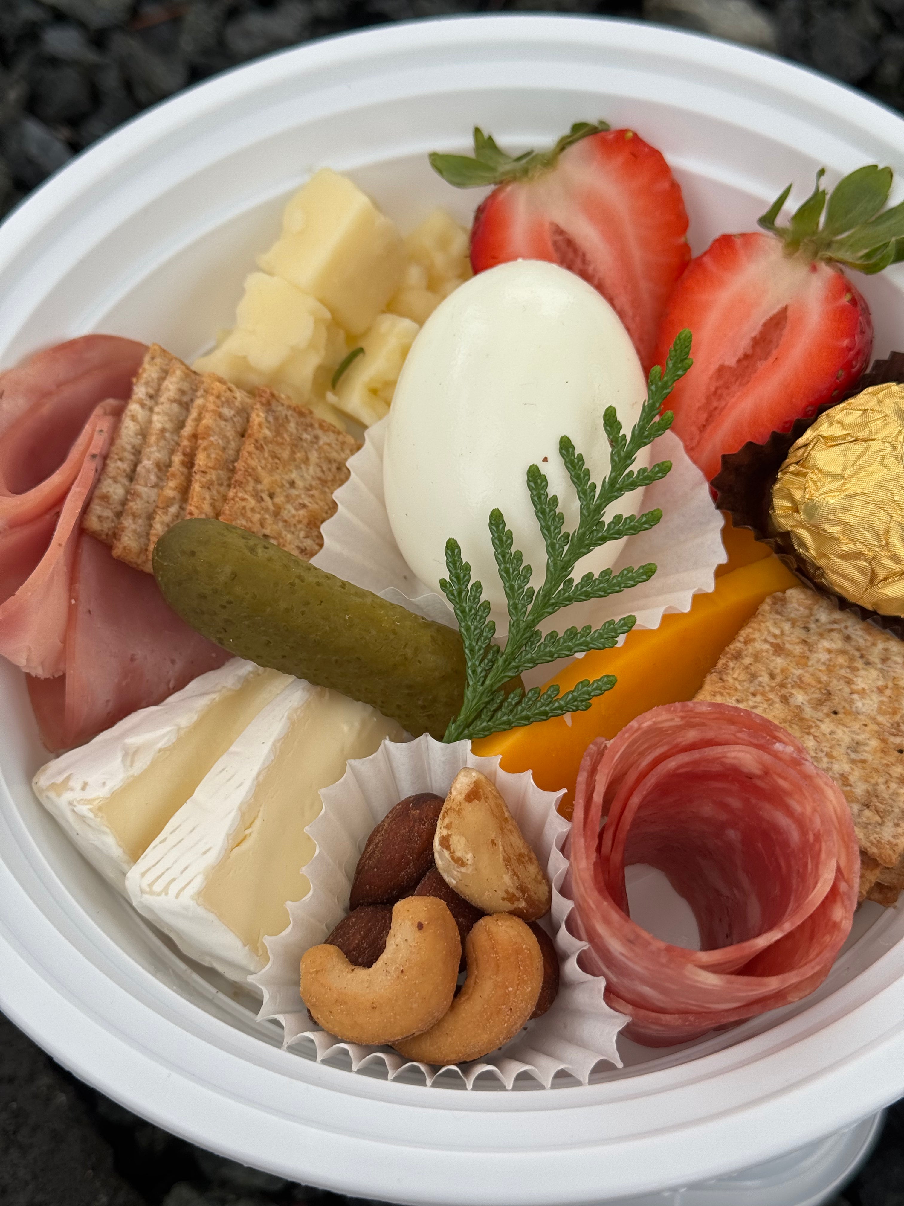 Charcuterie snack box