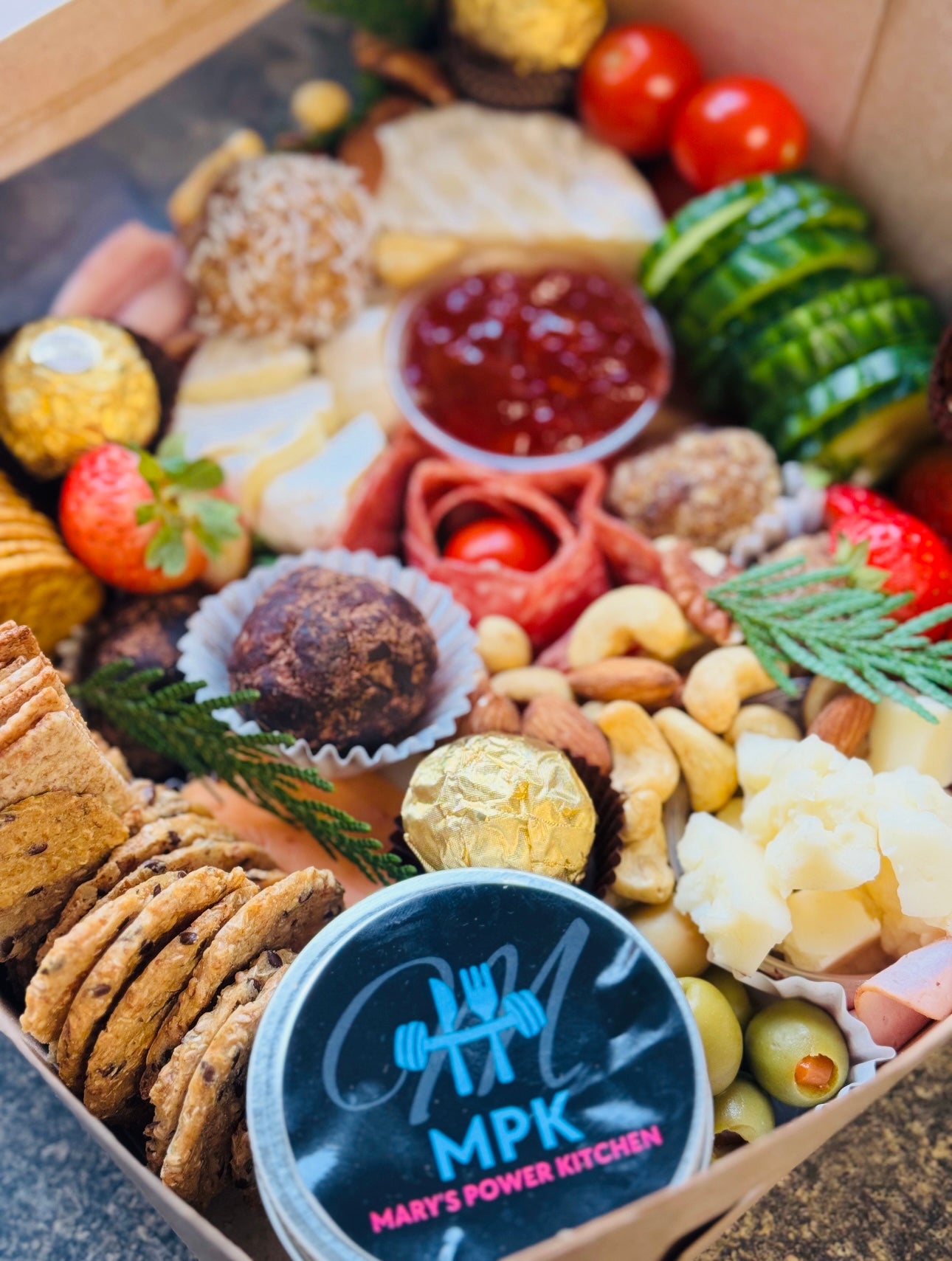 Charcuterie box (serves 6-8)