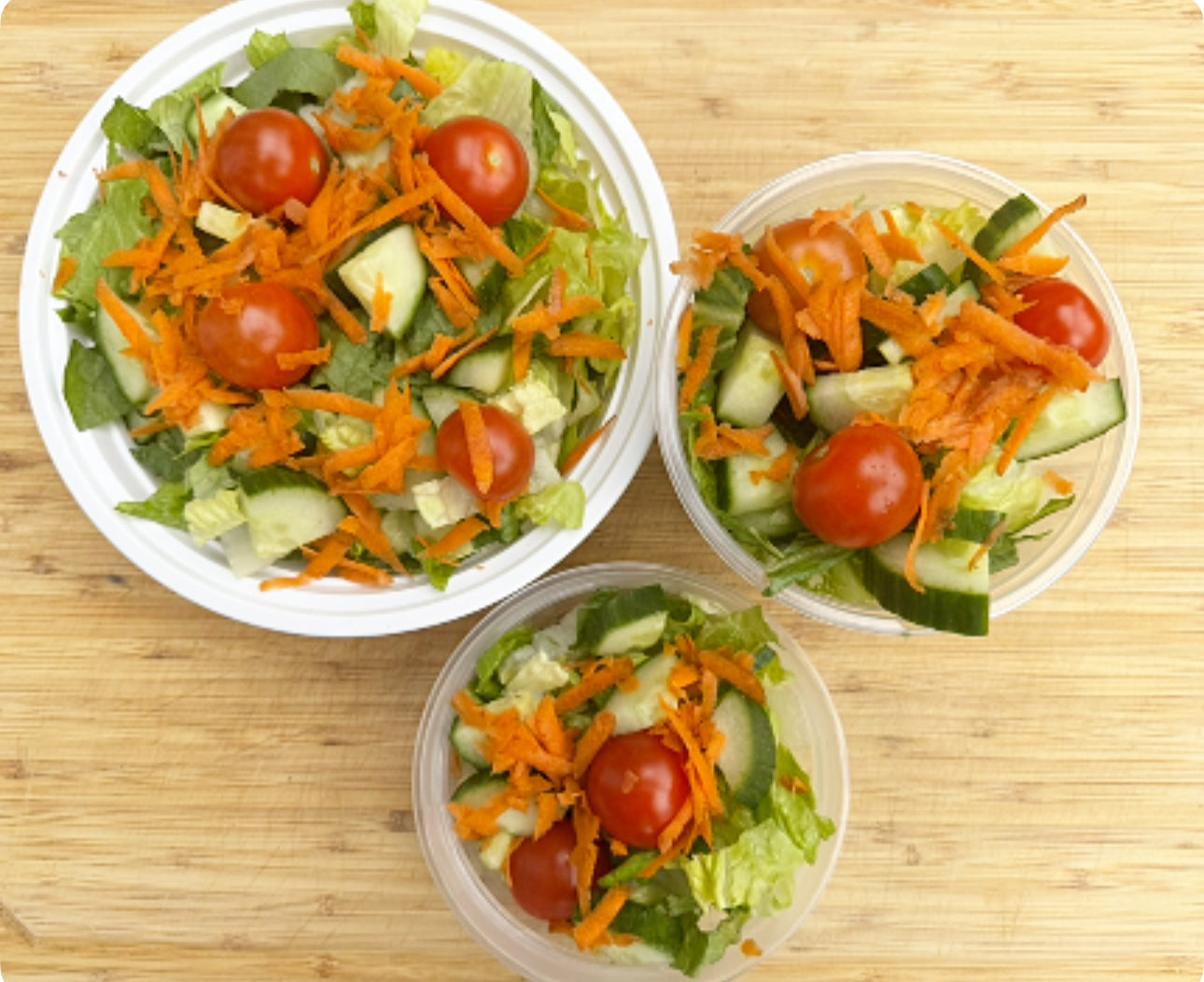 Fresh salads