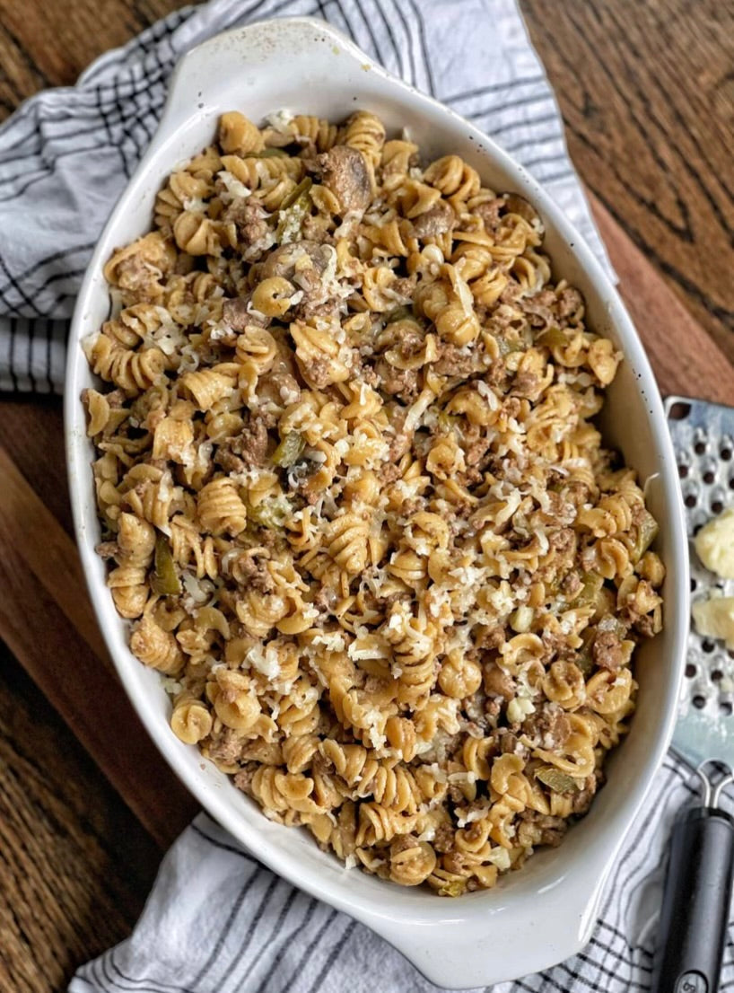 Philly Cheese Steak Pasta