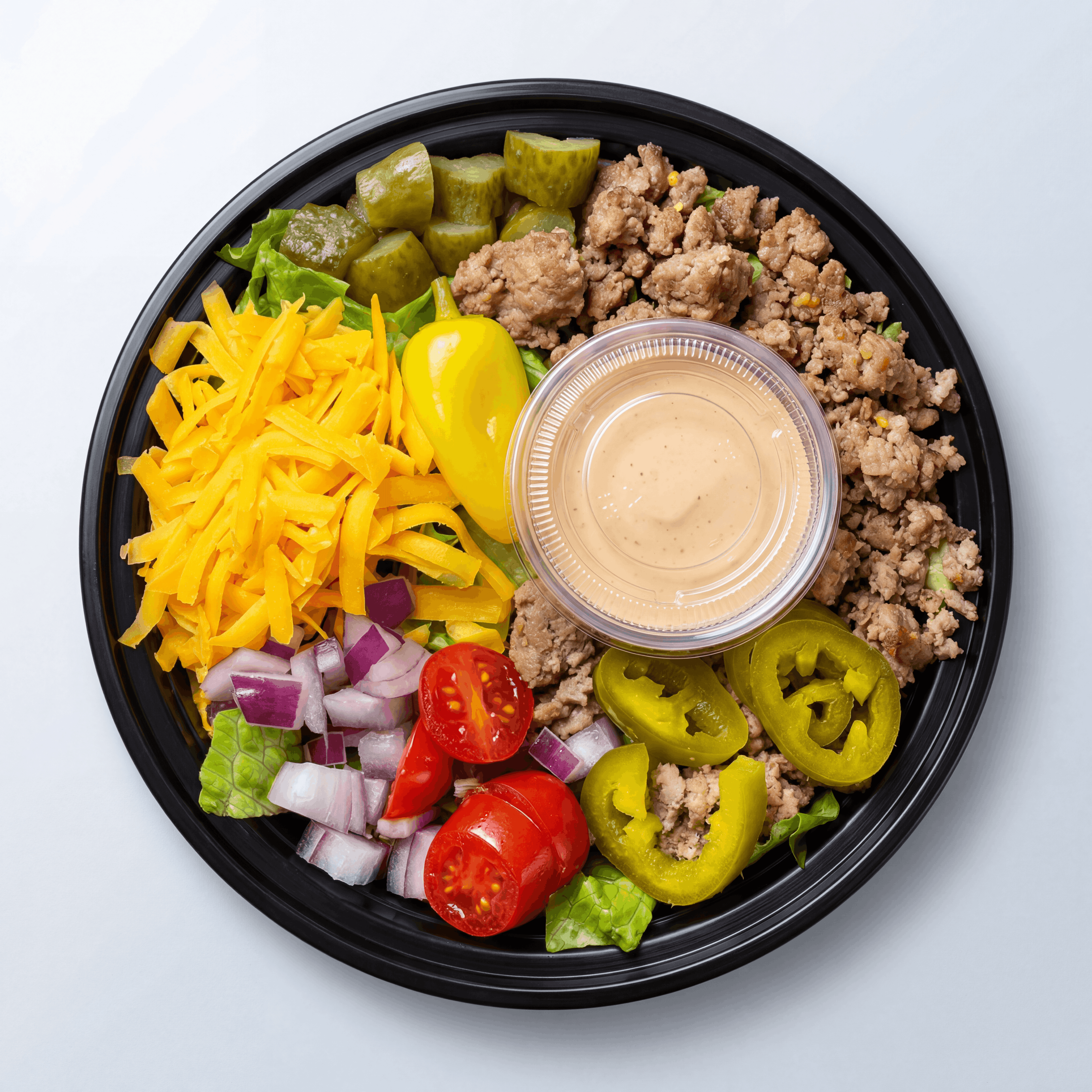 Turkey burger bowl
