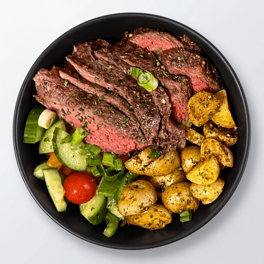 Grilled Steak and seasonal veg