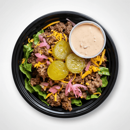 Cheeseburger burrito