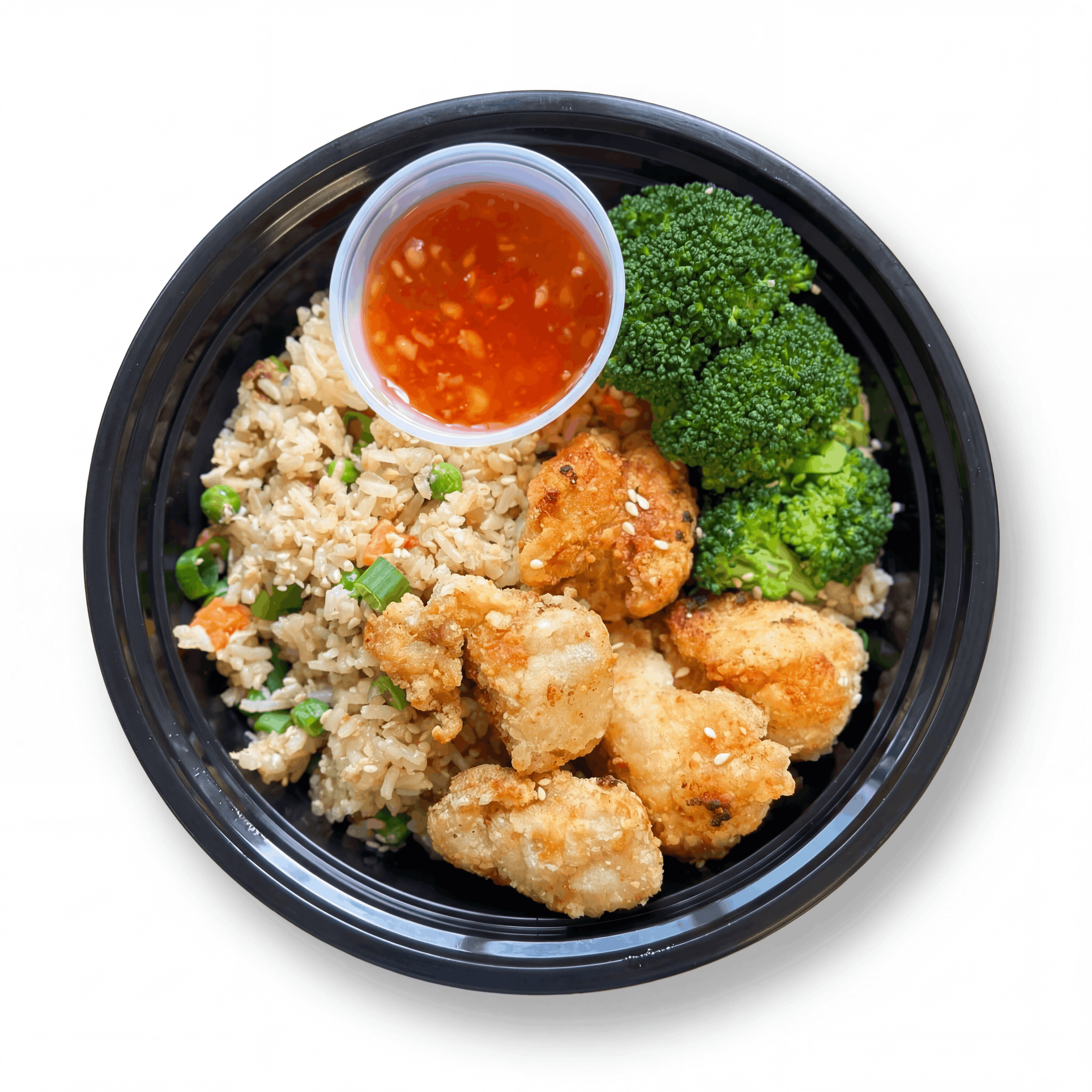 Crispy Chicken and Fried Rice