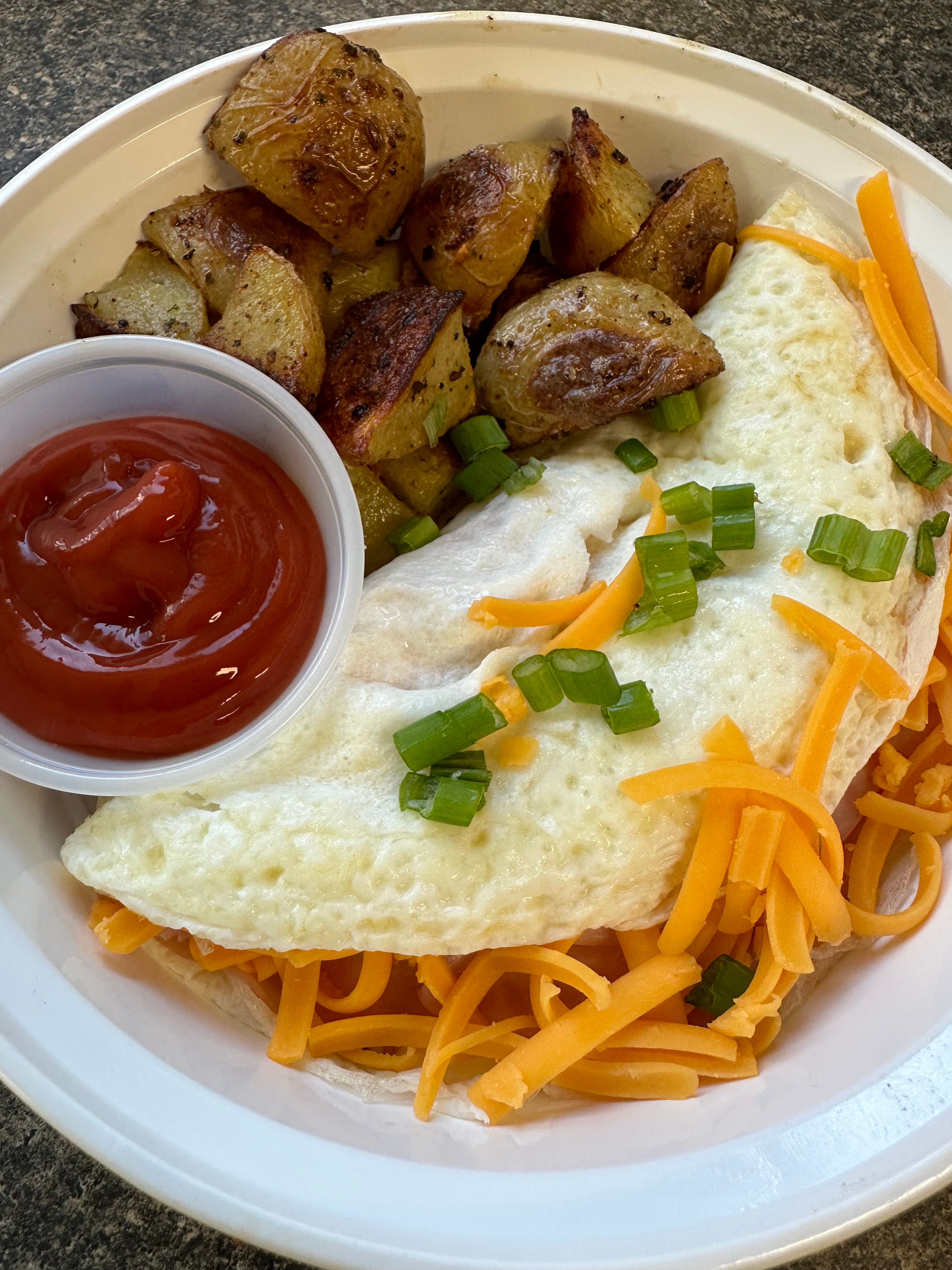 Egg White Omelette
